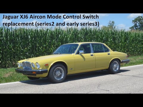Jaguar XJ6 Aircon Mode Control Switch replacement (series2 and early series3)