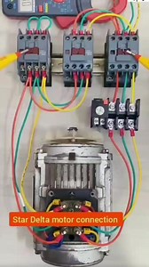 411K views · 3.3K reactions | Star delta motor connection Sanjeev electrical co. #stardelta #starter | Sanjeev electrical co. | Facebook