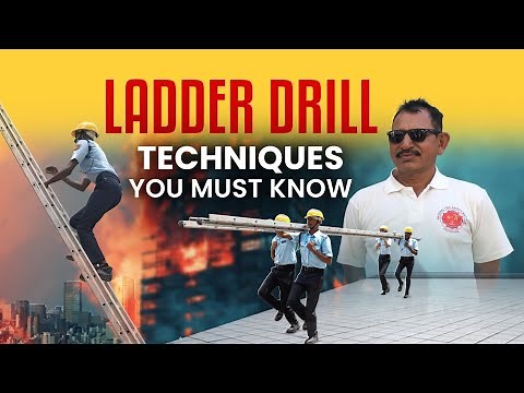 Fire Ladder Drill in Action – With Ex-CISF | NFSI Training #FirefighterLife #FireSafety