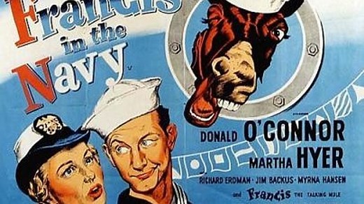 Francis In The Navy ( 1955) Donald O'Connor, Martha Hyer, Jim Backus, David Janssen, Leigh Snowden, Clint Eastwood, (Eng).