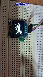 Horse Running Animation on ESP32 OLED | SSD1306 Arduino Project | ESP32 Graphics Animation