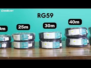 أنواع وموديلات كابلات كاميرات المراقبة من شركة كامسكان