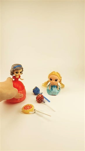 Cute Miniatures Disney Princess! #elsa #nezha #shorts #satisfying #unboxing #miraculous #squidgame
