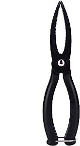 Tbest Fishing Gripper Fish Body Clamp,Saltwater Hook Remover Pliers Fishing Gripper Gear Tool ABS Grip Tackle Controller Fish Lip Holder Trigger Clamp with Ring Auto Fish Grabber Floating Fish Lip