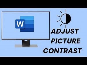 How To Adjust a Picture's Contrast In Microsoft Word