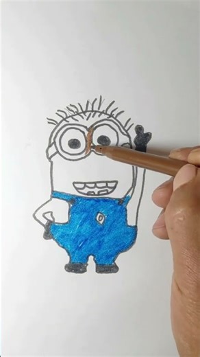 Coloring minions #drawing #coloringadventure #art #colorines