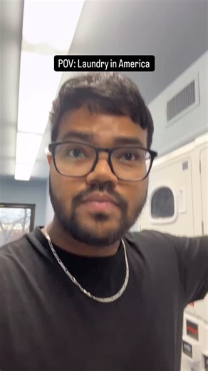 Haroon 🇺🇸 on Instagram: "In America, you either have a washer at home or use a laundromat. In my building, I use an app to start the machines $2 for washing and $2 for drying. I load my clothes, use liquid detergent, choose medium settings, then move everything to the dryer. Total cost: about $4 per load. #internationalstudents #usa #india #chicago #telangana #america #explorepage #viralvídeos #viralvideo #foryou #viral #foryoupage"