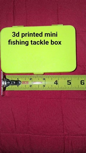 3d printed mini fishing tackle box #fishing #bassfishing #tackle #tacklebox #3dprinting