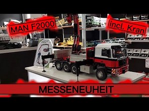 LESU MAN F2000 mit Ladekran by thicon-models - Messeneuheit Intermodellbau 2023