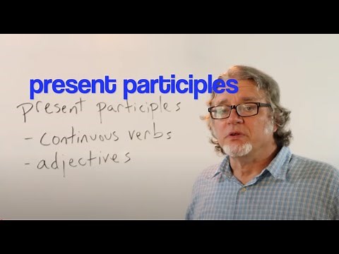 present participles