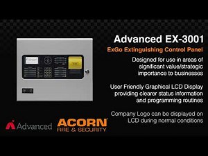 Advanced EX-3001 ExGo Extinguishing Control Panel - Acorn Fire & Security