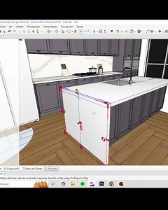 Cómo hacer una encimera perfecta en Promob Plus
