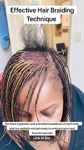 2.1K views · 21 reactions | Effective hair braiding technique for clients with Alopecia hair #BeautyCulture #braidsconnect | Braids Connect | Facebook