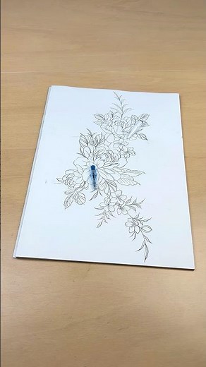 Next-Level Tattoo Art on Paper Using Whip Shading and Ink Cartridges! ♥️ Olga Yakovleva