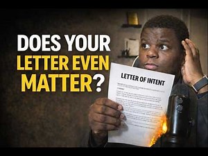 The LOI truth most applicants get wrong. With Sample