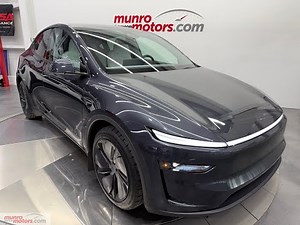 2026 Tesla Model Y Dual Motor Long Range in Stealth Grey on White with only 13K kms