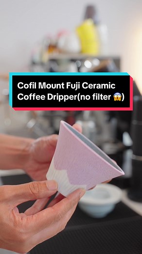 COFIL Mount Fuji Ceramic Coffee Dripper - Eco-Friendly Coffee Filter