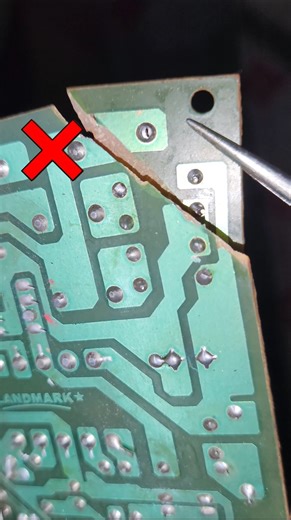 Broken Pcb Repair Easley #shorts #repair #trending #pcbrepair #soldering #electronics #repairguide