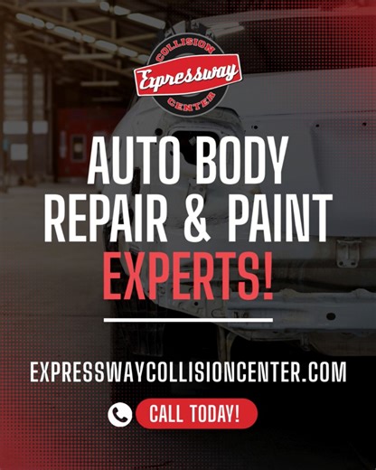 AUTO BODY REPAIR & PAINT EXPERTS! 🚗🎨 Expressway Collision delivers precision repairs and flawless finishes to get you back on the road with confidence. Website: www.expresswaycollisioncenter.com #ExpresswayCollision #AutoBodyExperts #PaintPerfection | Expressway Collision Center