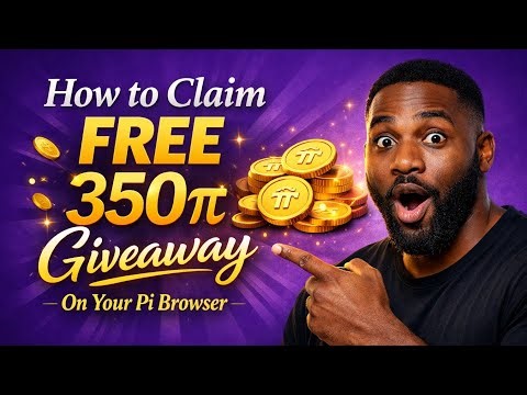 Pi-Network update, how to claim free 350 Pi giveaway on your Pi browser ( step by step