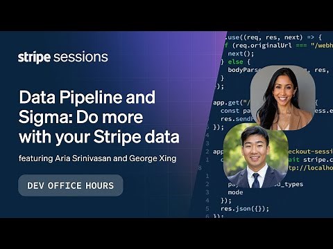 Data Pipeline and Sigma: Do more with your Stripe data
