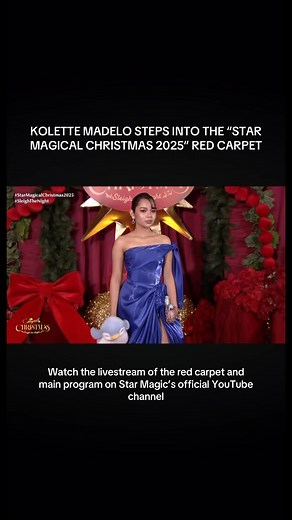 189K views · 10K reactions | #KoletteMadelo steps into the red carpet while serving looks and style. Watch the livestream of the red carpet and main program on Star Magic’s official YouTube channel #StarMagicalChristmas #SleighTheNight | ABS-CBN PR | Facebook