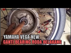 cara ganti bearing/laher roda belakang ❗Vega new