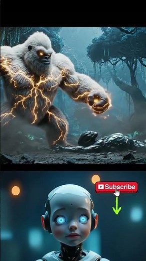 Yeti & Alien Reunite and Unlock Ultimate Power Veo 3 Google AI Video Cinematic!
