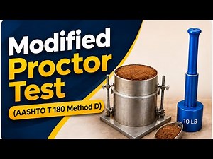 Modified Proctor Test (AASHTO T-180 Method D) | Lecture 2 | Syed Mohy ud Din ME