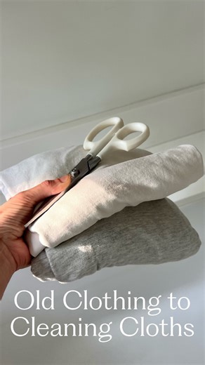 14K views · 43 reactions | We love zero waste cleaning hacks that save money! Here is great one...repurpose old clothing into cleaning cloths! Save your old t-shirts and cut them into cleaning cloth sizes of your choice, then use to clean alongside your Branch Basics! Re-wash & re-use your recycled rags! | Branch Basics | Facebook