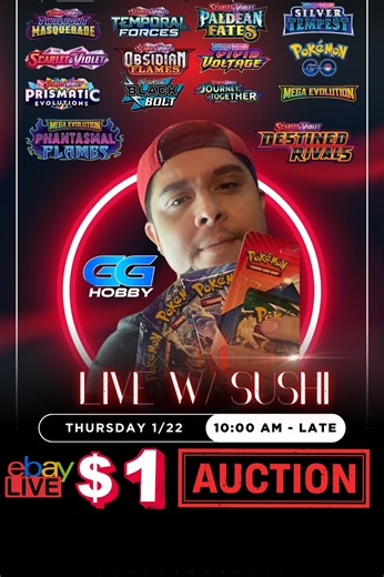 170 POKEMON CARDS TCG AUCTIONS  W/🍣 | eBay Live Video