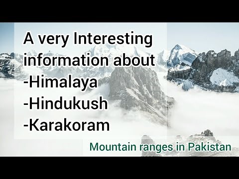 Junction point of 3 Mountain Ranges in Pakistan | Hindukush | Himalaya | Karakoram