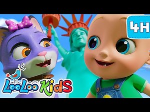 Pussy Cat, Pussy Cat - S1EP46 - 4 Hour Kids Fun - LooLoo Kids Songs for Kids