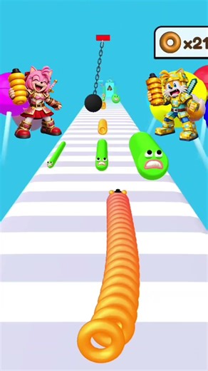 AMY ROSE V'S TAILS IN MINECRAFT! SLITHER RUN EPIC RACE 😰 #shortsgame #sonicshorts #games