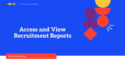 Access and View Recruitment Reports