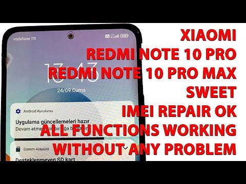 Xiaomi Redmi Note 10 Pro / Pro Max (Sweet) IMEI Repair BL Unlocked - All Function Working