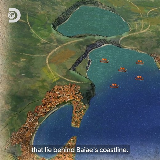 80K views · 1.6K reactions | Discover the submerged Roman city of Baiae, the home of ancient harbours and reservoirs! ️ #BlowingUpHistory | Discovery Channel UK | Facebook