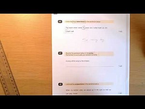 2023 Key Stage 2 English grammar, punctuation and spelling Paper 1 Questions 46, 47 and 48