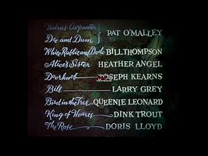 Alice in Wonderland (1951) Credits Song- Cantonese