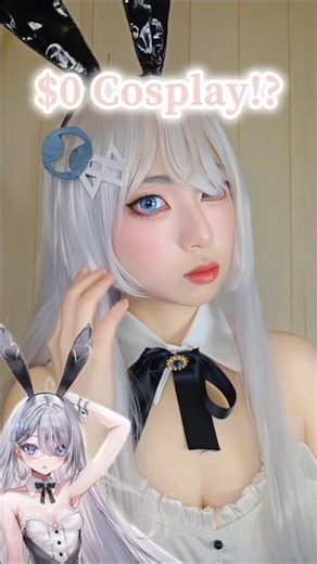 $0 Yuuki DIY Cosplay⁉️🐰 #diycosplay #shiboyugi