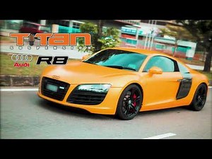 Audi R8 on TiTAN Suspension's SP-3 Coilover Suspension Kit