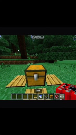 This chest is TNT PROOF! 😱 #minecraft #shorts