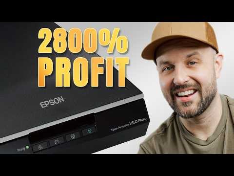 HOW to MAKE MONEY Thrifting - Epson Perfection V550 Photo