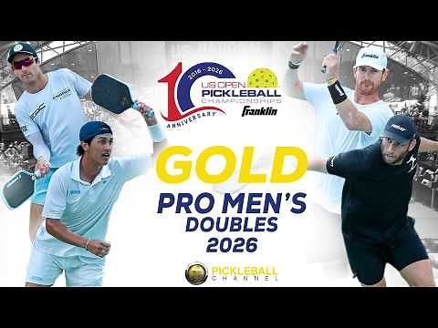 Men's Doubles GOLD at 2026 US OPEN PICKLEBALL: Munro/Livornese vs. Deheart/Koszuta