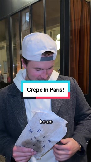 Have you ever tried a pocket crepe before? 🤣 Let’s see how good these crepes really are in Paris, France! 🇫🇷