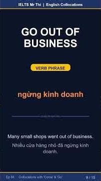 Ep84 - Chủ Đề Collocations Với Come & Go - 15 Collocations Cho IELTS Band 5-7