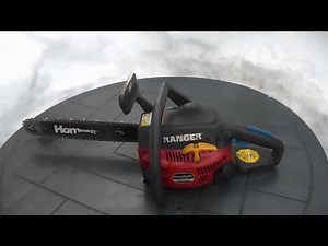 Homelite Ranger 33cc Chainsaw Test Run