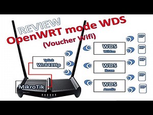 OpenWRT review tp link Wr841HP v3 AP WDS mode for wifi voucher