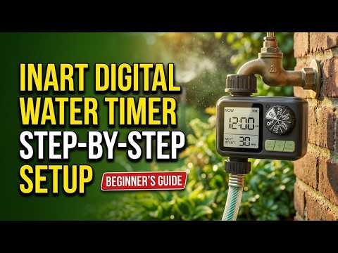 Automatic Garden Watering Made Easy! InArt Digital Tap Timer Setup & Review