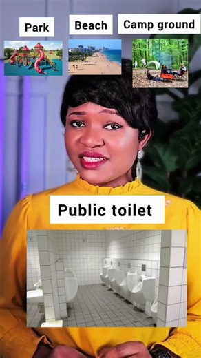 Names of toilets in different types of settings!